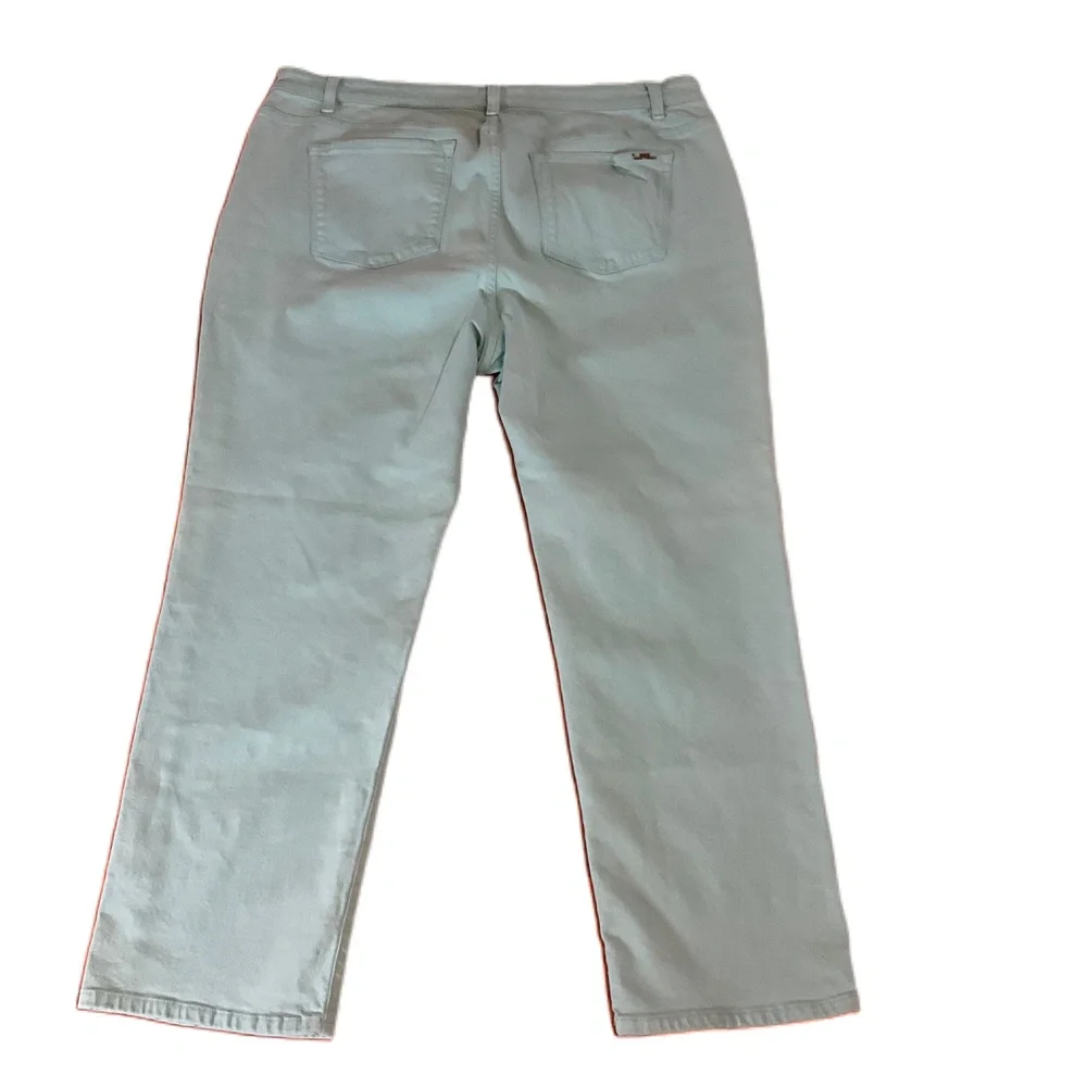 Lauren Ralph Lauren Aqua Womens Five Pocket Button Fly Jeans Size 20W‎